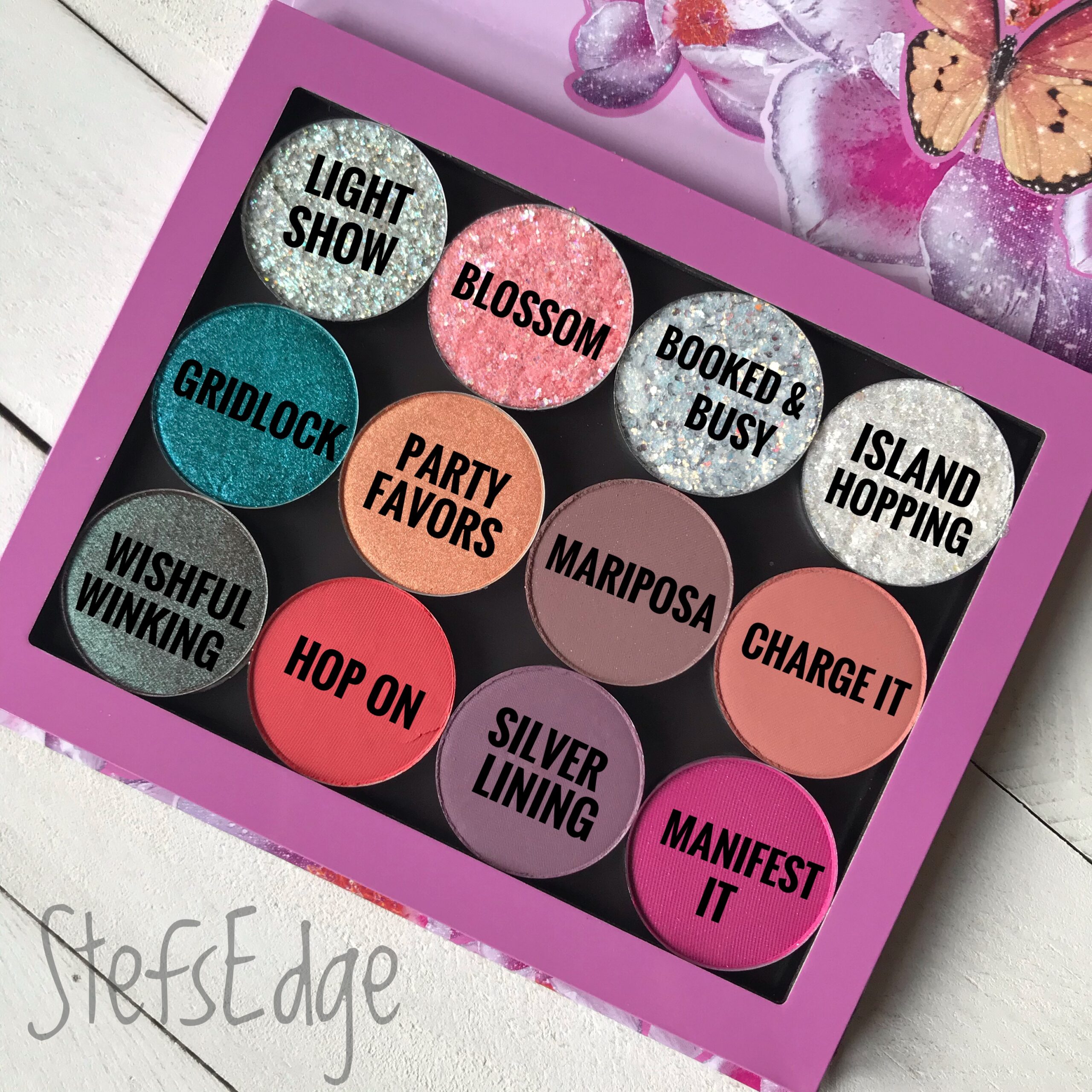 Colourpop Cosmetics 24 Single Shadows Build Your Own deals Palette